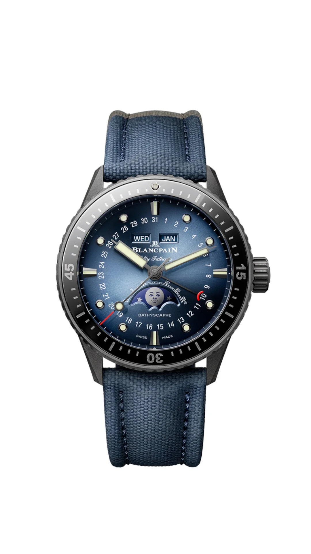 BLANCPAIN BATHYSCAPHE QUANTIEME COMPLET PHASES DE LUNE