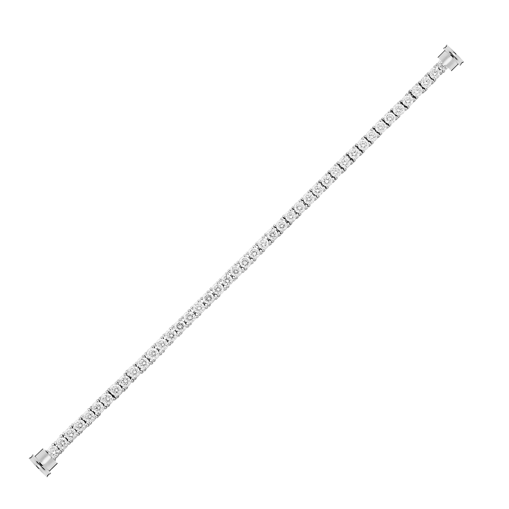 FRED BRACCIALE TENNIS IN ORO BIANCO 18 CARATI CON DIAMANTI
