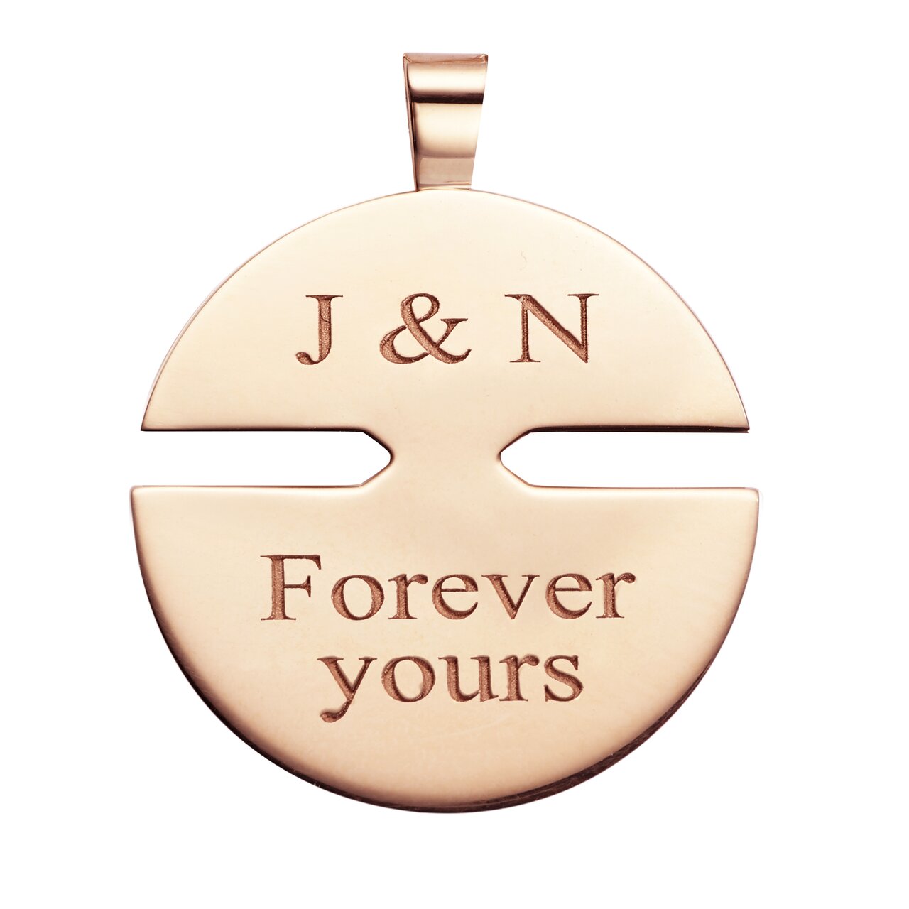 Jeux de Liens Harmony - engraved medium model J&N-Forever yours.jpg