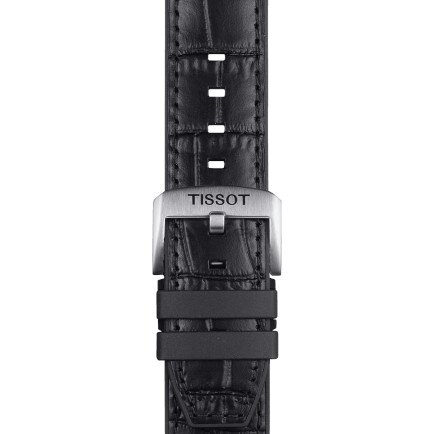 TISSOT CINTURINO IN CUOIO E GOMMA - ANSA 22 MM