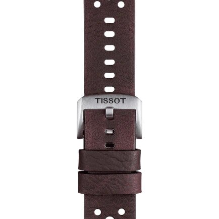 TISSOT CINTURINO IN CUOIO TRAFORATO - ANSA 22 MM